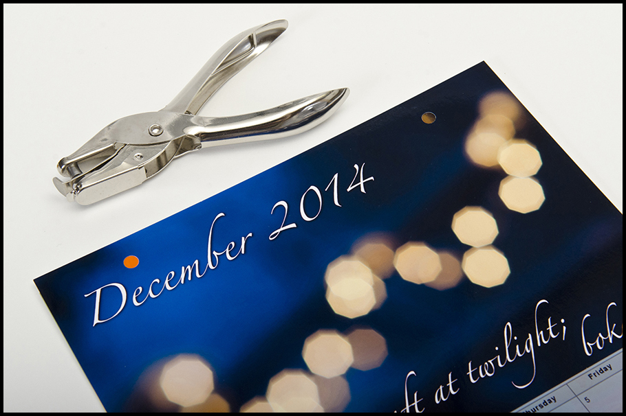 How to Bind my Free Fine Art Printable Calendar